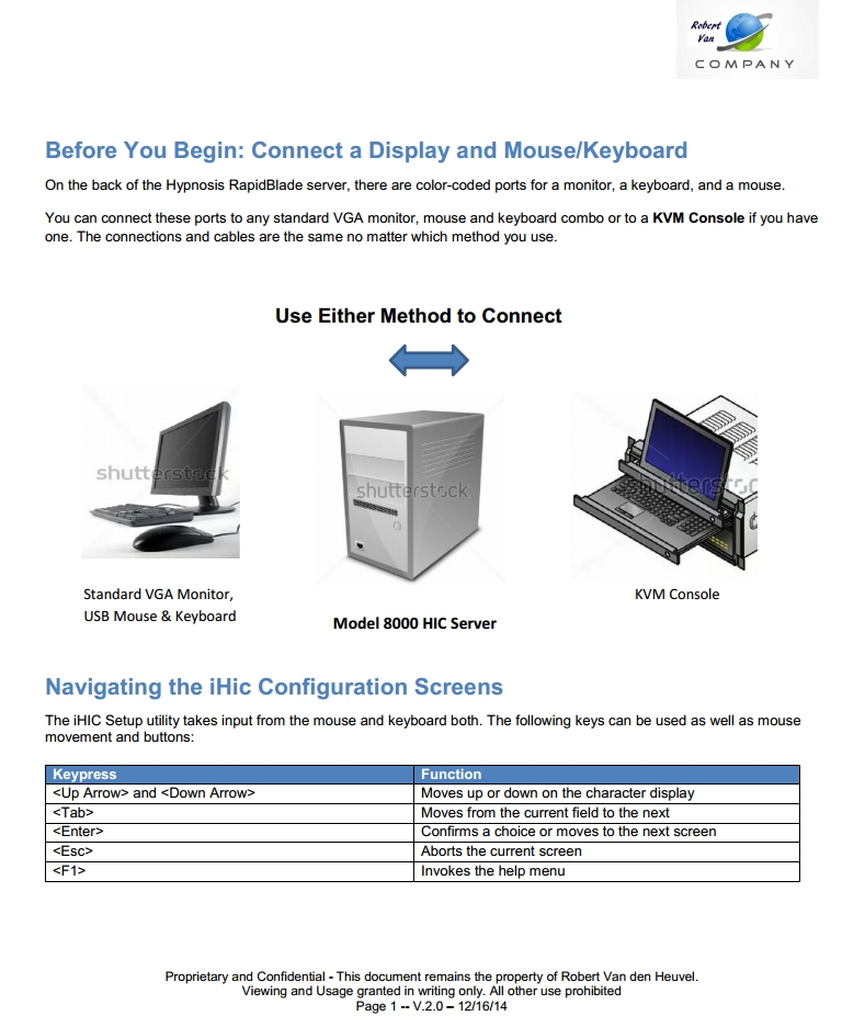 Installation Manuals for IT Equipment